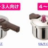 ワンダーシェフあなたと私の圧力魔法鍋｜片手鍋２～３人向けと両手鍋４～５人向け