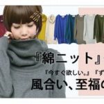 レディーストップス長袖ニットがおすすめ！楽天通販でも人気