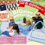 レジャーシート厚手で大きいけど持ち運び便利！通販でも人気